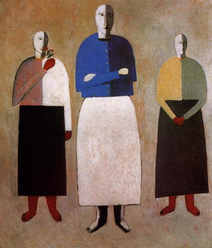 Kasimir Malevich Three Women oil painting image
